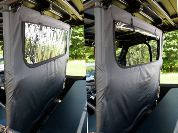 Kawasaki Mule Pro-FXT Rear Window Panel - Image 4