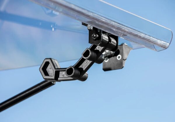 Kawasaki Mule Pro-MX Scratch Resistant Flip Up Windshield - Image 4