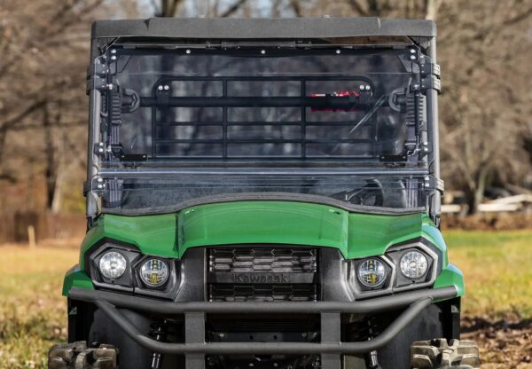 Kawasaki Mule Pro-MX Scratch Resistant Flip Up Windshield - Image 5