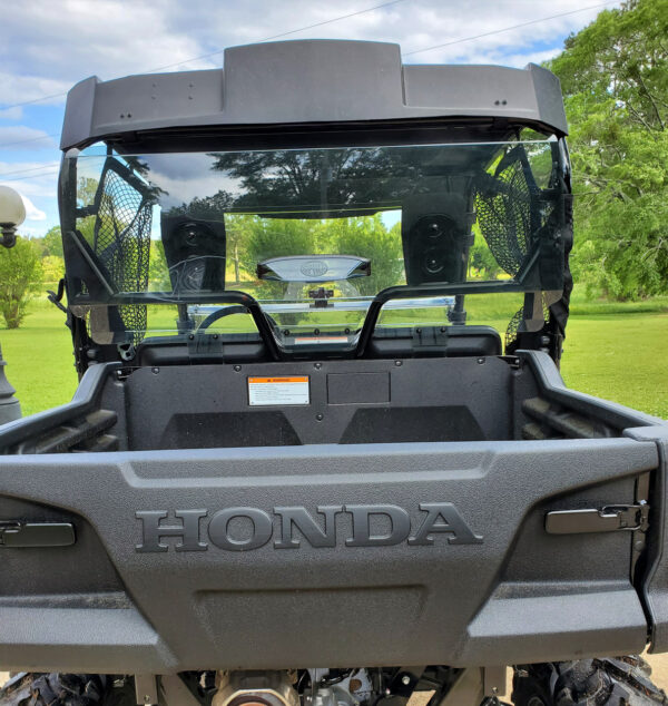 Honda Pioneer 700 Vented Rear Windshield - Image 2